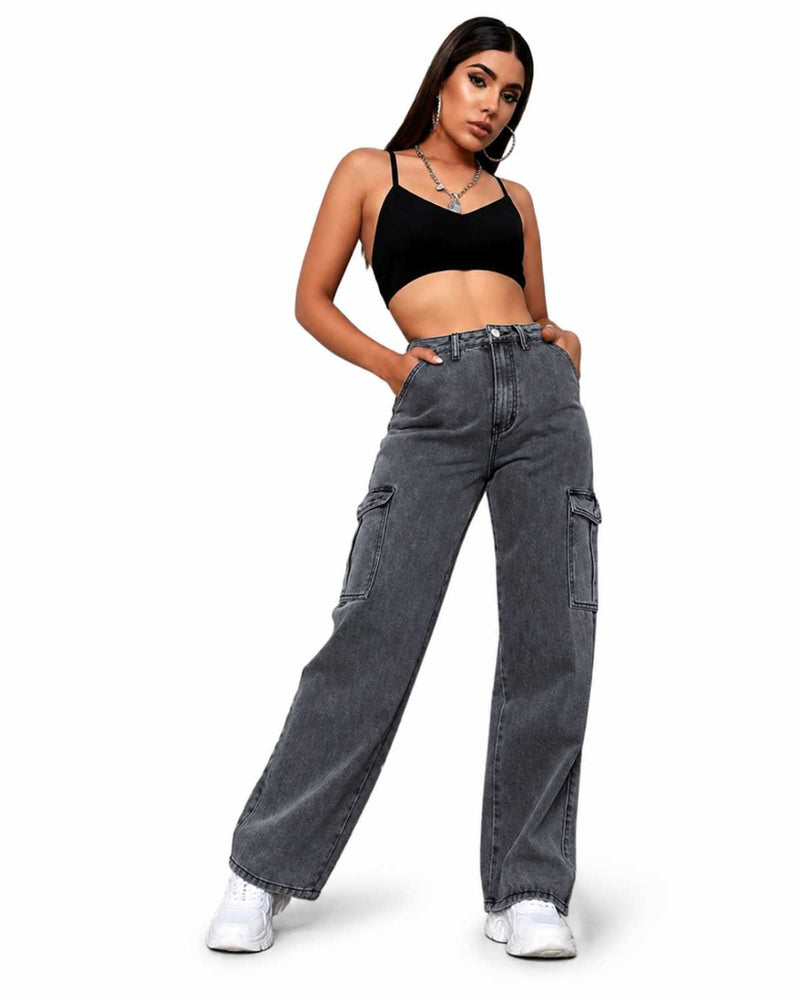 Wide Leg Baggy Jeans